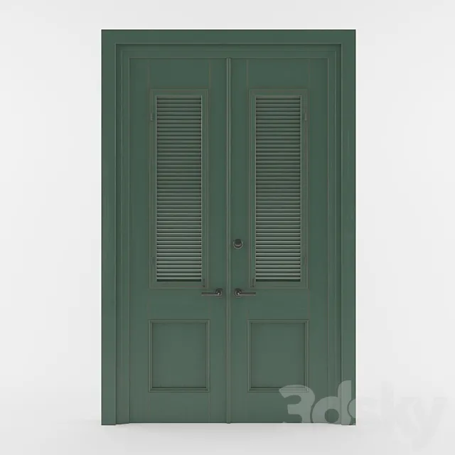 Louvre Door 3D Model