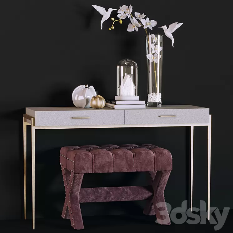Louvrehome Montgomery Console BD-227400 3D Model