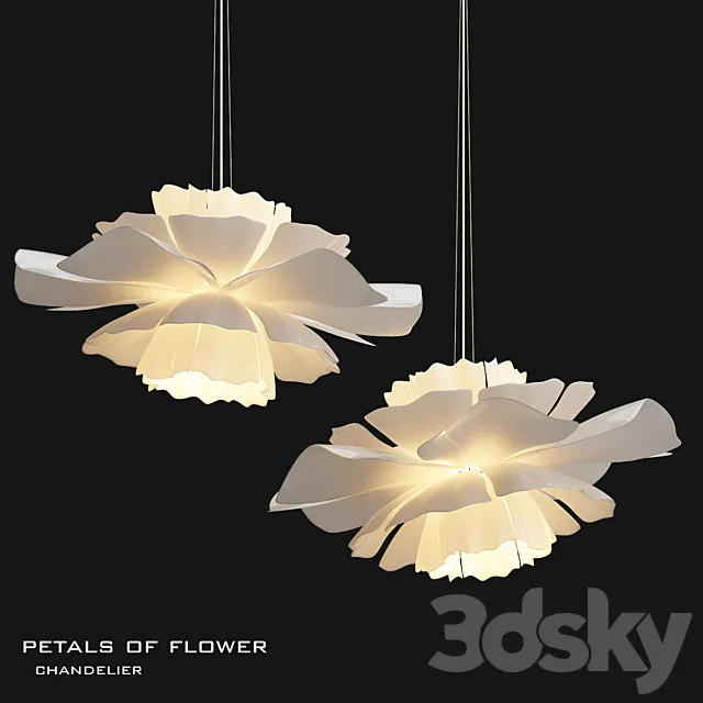 LovE me not chandelier 3D Model