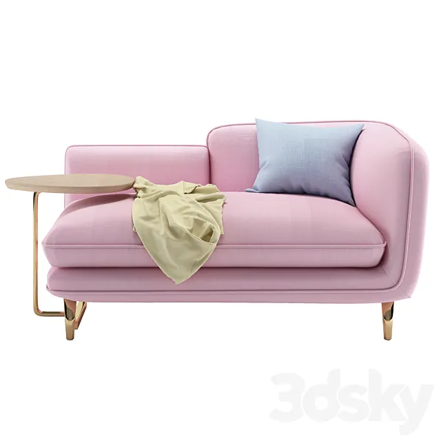 Loveseat homary 3D Model Loveseat homary 3D Model