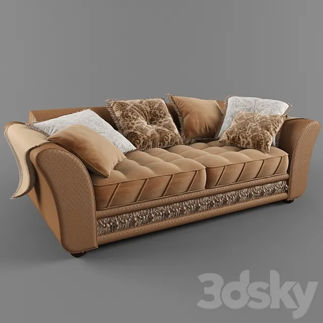 loveseat Latif Estelio 3D Model