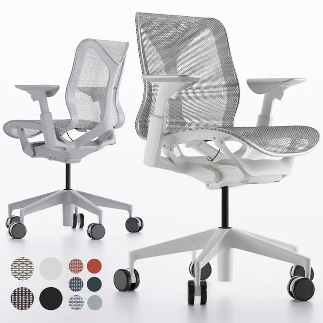 Low-Back Cosm Chair by Herman Miller 3D Model