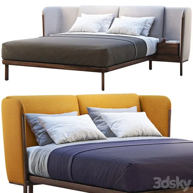 Low dubois bed 3D Model Low dubois bed 3D Model