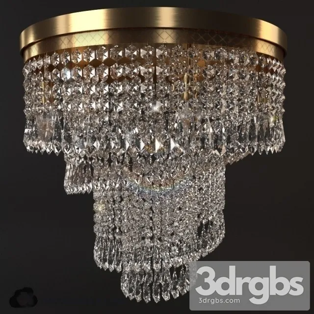Low Plafonnier Crystal Chandelier 3D Model Download Low Plafonnier Crystal Chandelier 3D Model Download