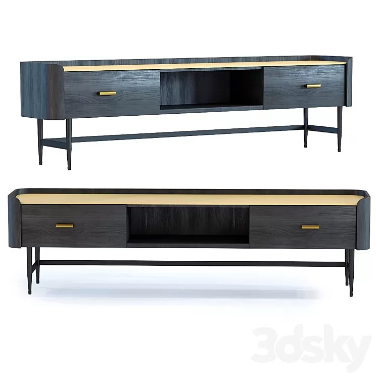 Lowboard milano 3D Model Lowboard milano 3D Model