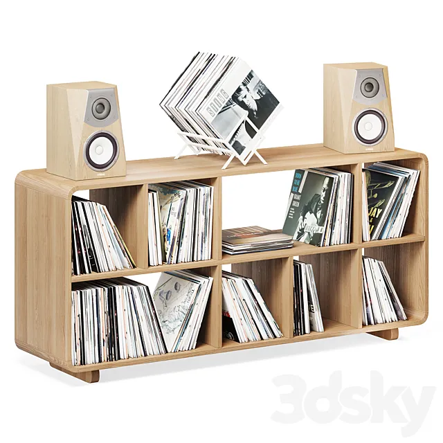 LP vinyl storage 3D Model