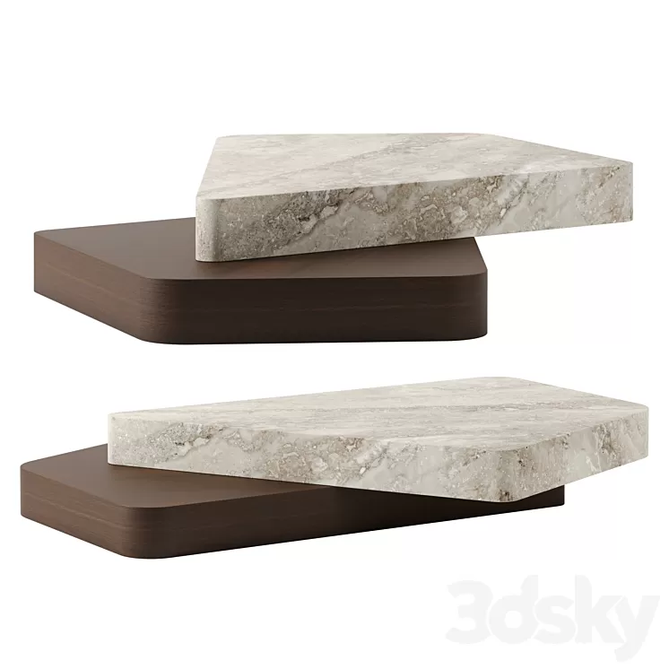 LS 25 Coffee Table by Luca Stefano Design 3D Model LS 25 Coffee Table by Luca Stefano Design 3D Model