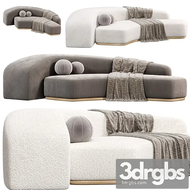 Ls28b Daybed Sofa By Luca Stefano Divany 2 3D Model Download