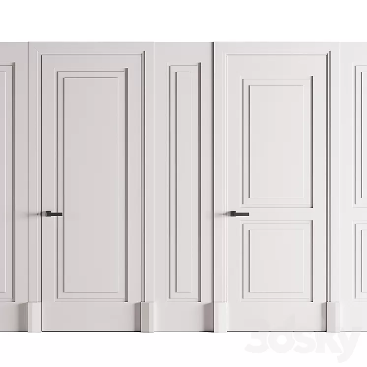 Lualdi boiserie avenue 3D Model