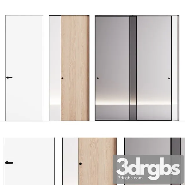 Lualdi Doors Set 3D Model Download