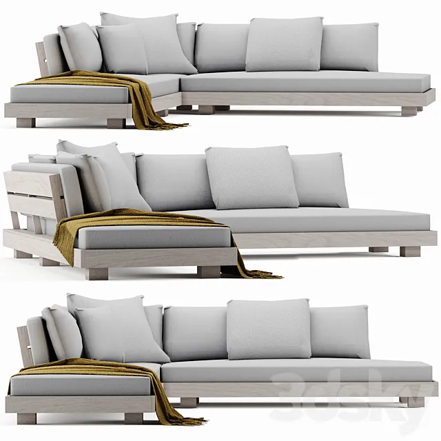LUBEK sofa 3D Model