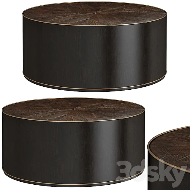 Lucas Round Coffee Table 3D Model Lucas Round Coffee Table 3D Model