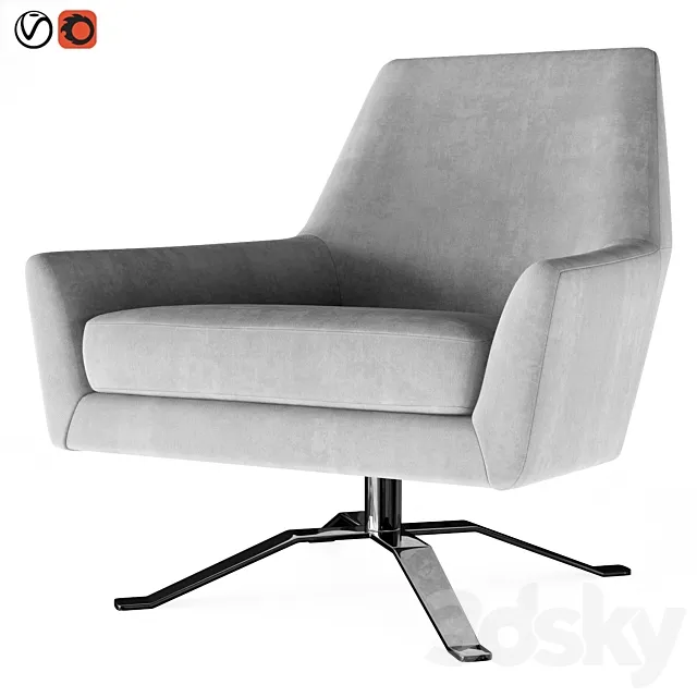 Lucas Swivel Chair 3D Model