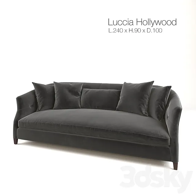 Luccia Hollywood 3D Model Luccia Hollywood 3D Model