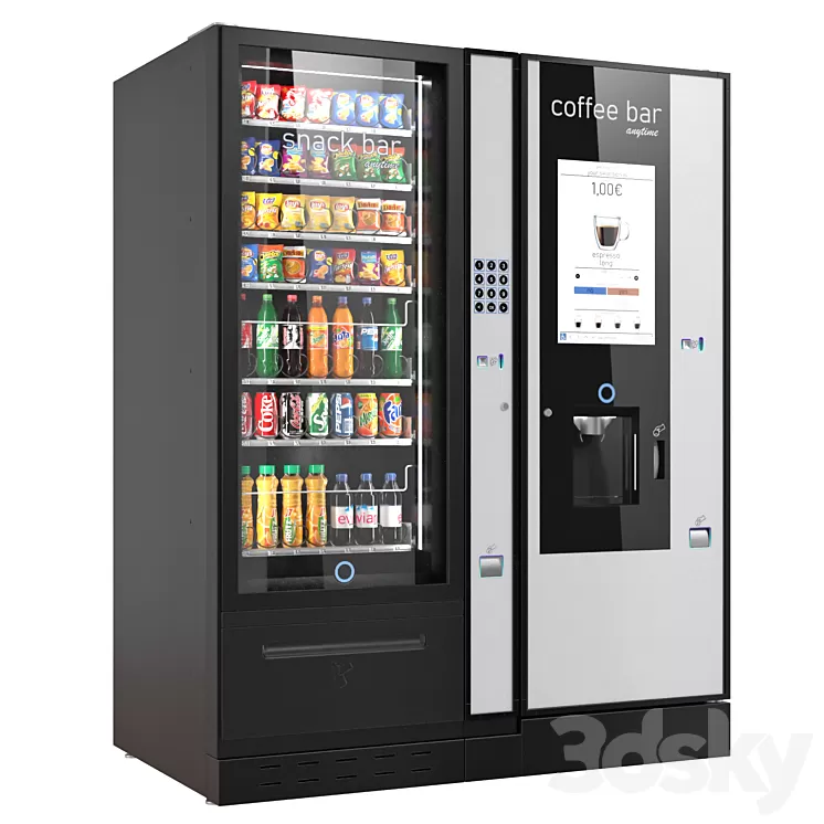 luce zero. touch + luce zero snack 3D Model