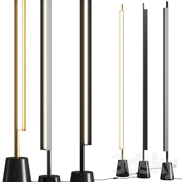 Luceplan Compendium Floor Lamps 3D Model