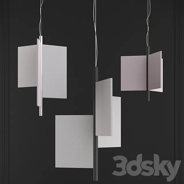 LUCEPLAN TRYPTA Direct-indirect light pendant lamp 3DModel LUCEPLAN TRYPTA Direct-indirect light pendant lamp 3DModel