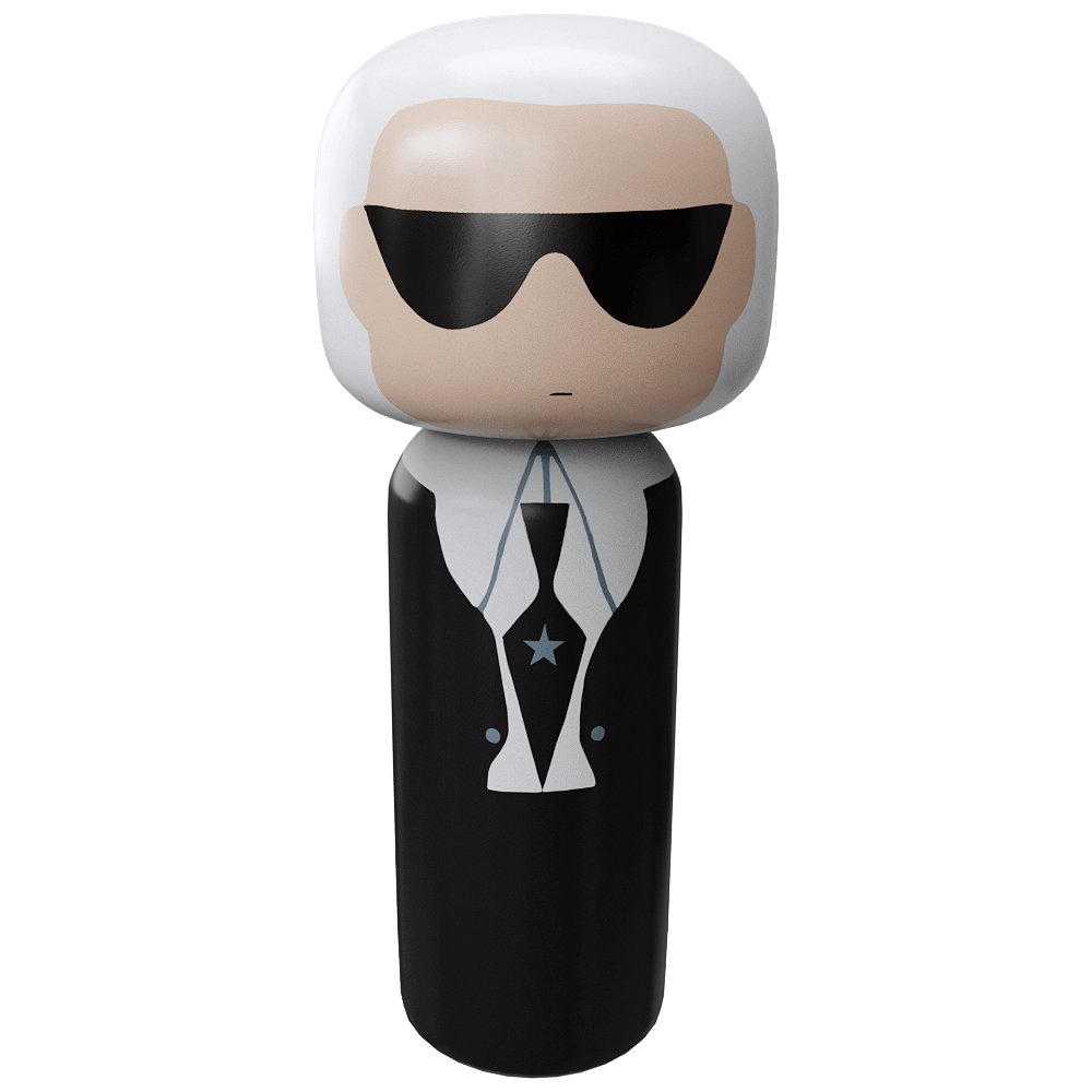 Lucie Kaas  – Wooden doll Karl 3D Model