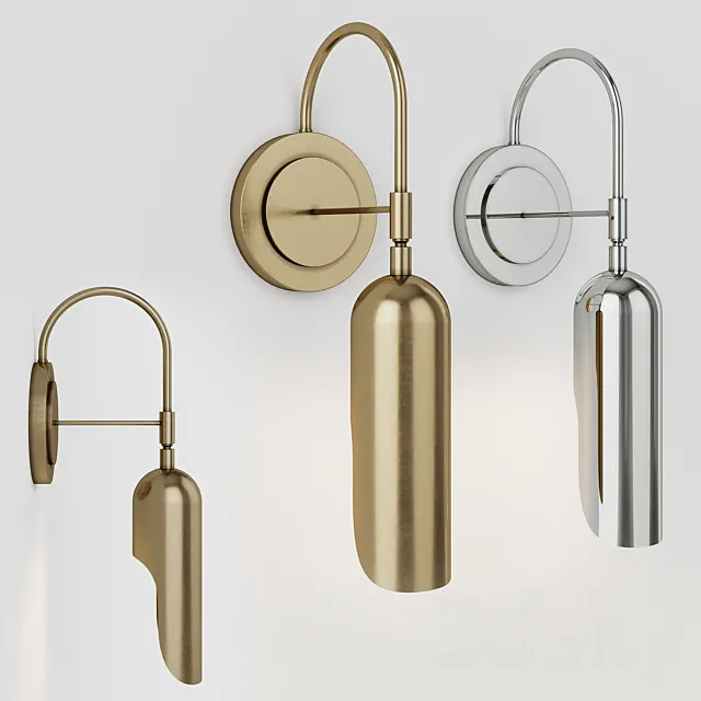 LUCIEN WALL LIGHT 3D Model LUCIEN WALL LIGHT 3D Model