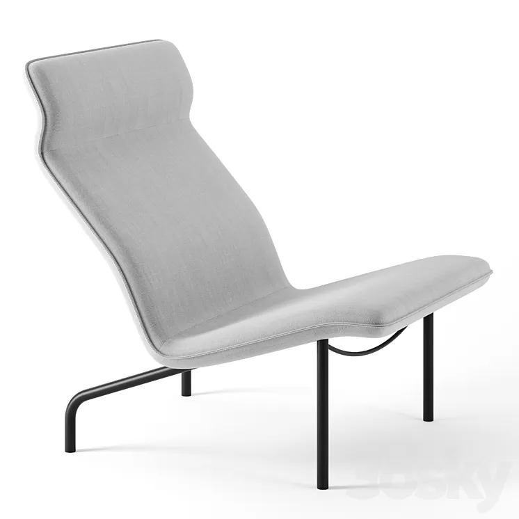 Lucio Lounge Chair by Established and Sons 3D Model Lucio Lounge Chair by Established and Sons 3D Model