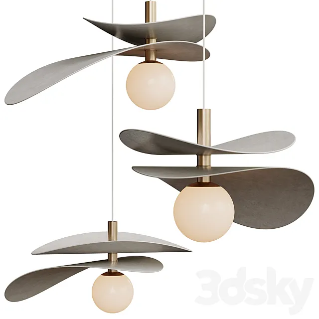 Luciole Ceramic Pendant 3D Model Luciole Ceramic Pendant 3D Model