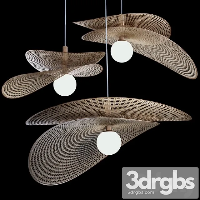 Luciole Rattan Pendant Light By La Vie 3D Model Download Luciole Rattan Pendant Light By La Vie 3D Model Download