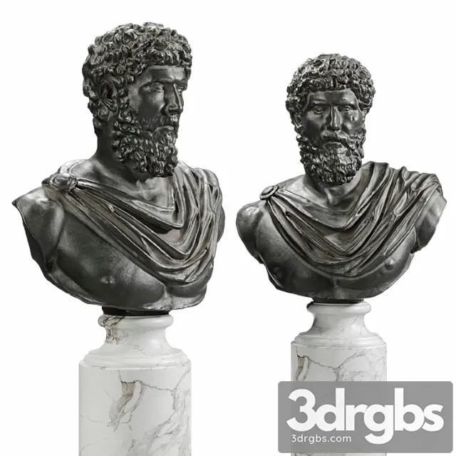 Lucius verus bust black Lucius verus bust black