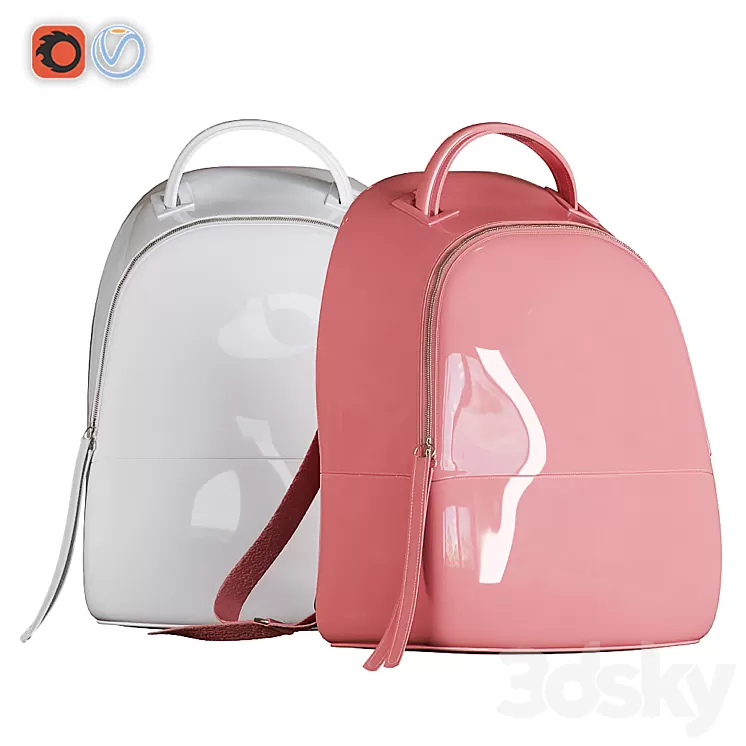 Lucky backpack 3D Model