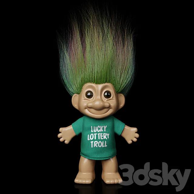 Lucky Lottery Troll 3D Model Lucky Lottery Troll 3D Model