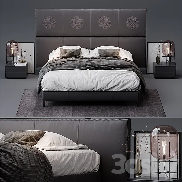 Lucrezia – Erik B & B Italia Maxalto Bed 3DModel Lucrezia – Erik B & B Italia Maxalto Bed 3DModel