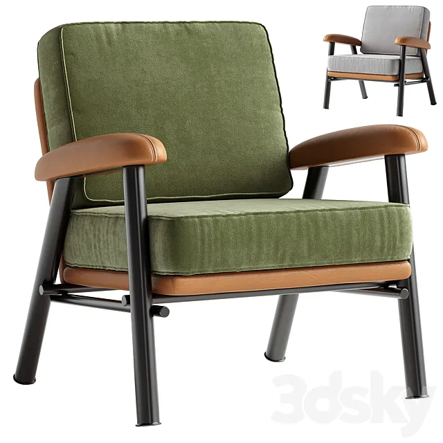 Ludwig arm chair 3D Model Ludwig arm chair 3D Model