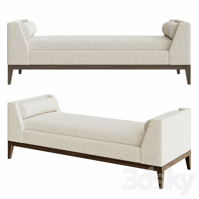 Lugano Bench 3D Model