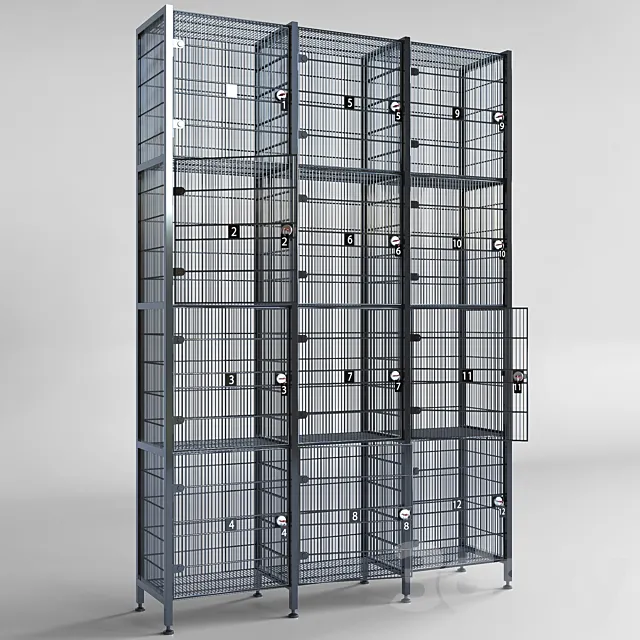 Luggage Storage 3D Model