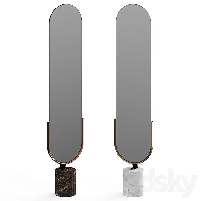 Luigi Volpi Tilde Floor Mirror 3D Model