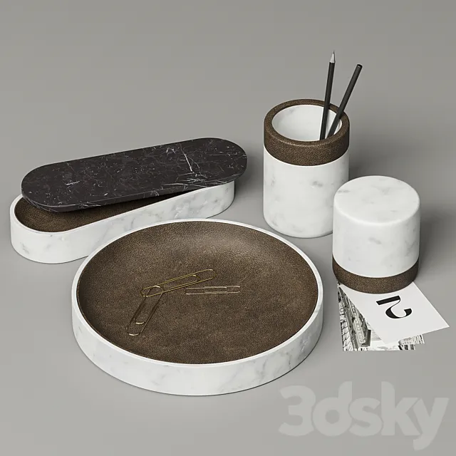 Lui&Lei decorative set 3D Model