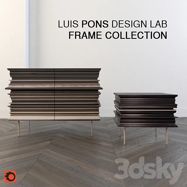 Luis pons Design Lab Frame Collection 3DModel