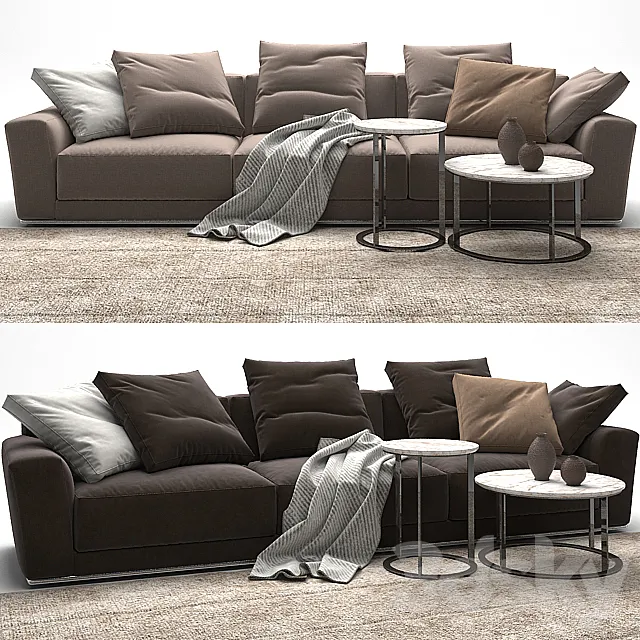 Luis Sofa – B & B Italia 3D Model Luis Sofa – B & B Italia 3D Model