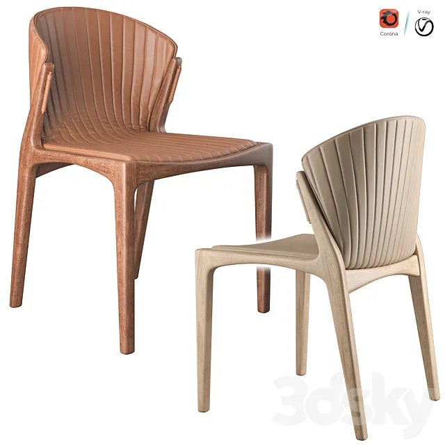 Luisa Chair By Estudiobola 3D Model