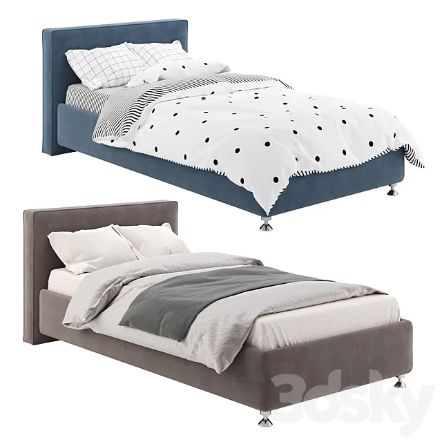 Luiza bed 3D Model Luiza bed 3D Model