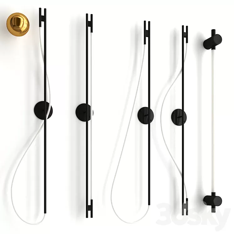 Luke Lamp Co wall light 3D Model