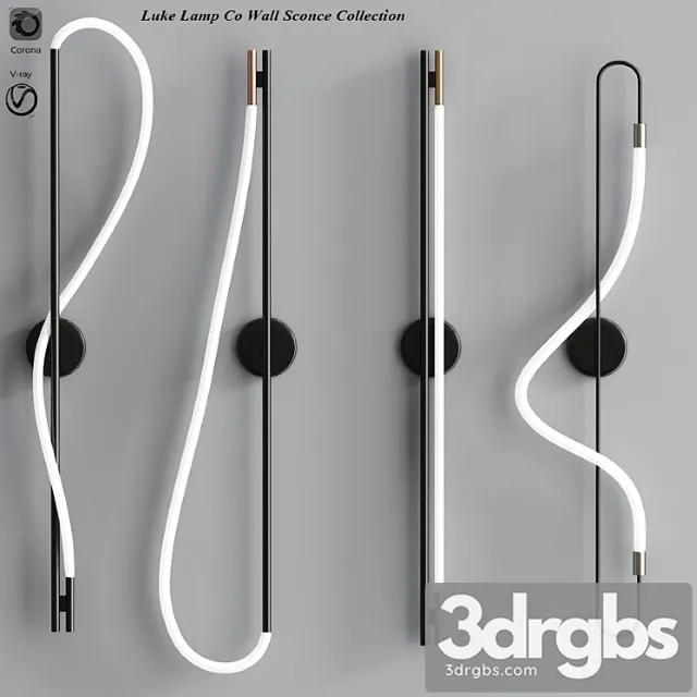 Luke lamp co wall sconce collection 3D Model Download Luke lamp co wall sconce collection 3D Model Download