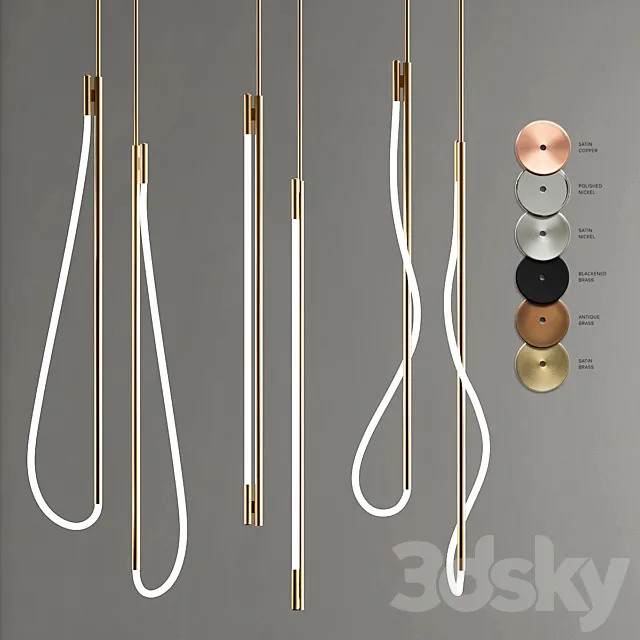 LUKE lamp Collection 3D Model