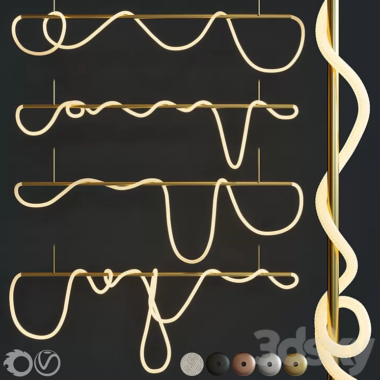 luke lamp tracer bar 3D Model luke lamp tracer bar 3D Model