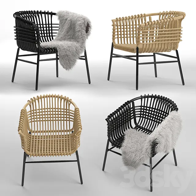 Lukis Chair by Abie Abdillah 3D Model