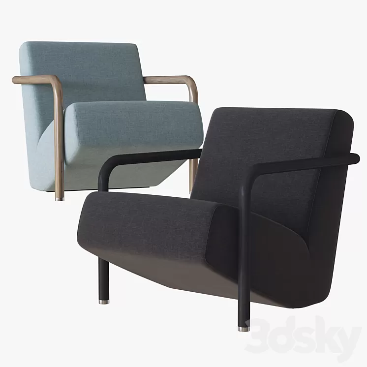 Lullaby lounge chair porro 3D Model