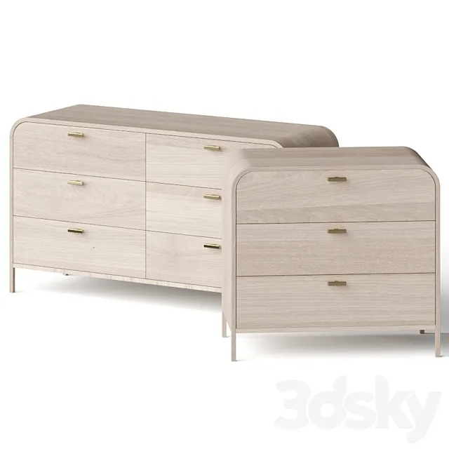 Lulu and Georgia Brooke Dresser Sideboard 3D Model