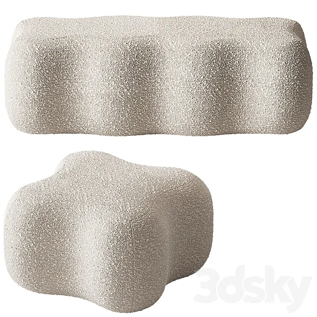 Lulu and Georgia June bench 3D Model Lulu and Georgia June bench 3D Model