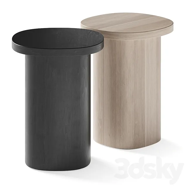Lulu and Georgia Luna Side Table 3D Model