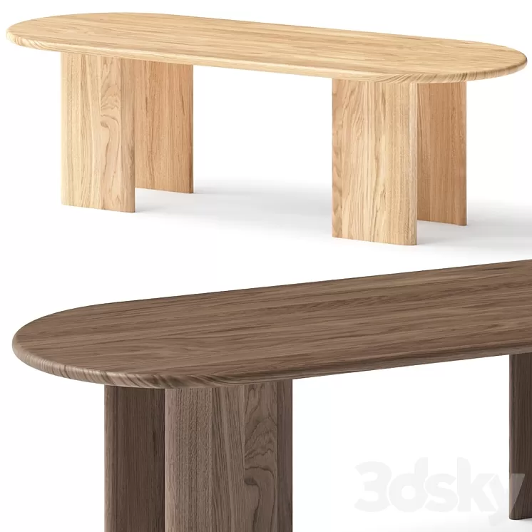 Lulu and Georgia Nausica Oval Dining Table 3D Model Free Download Lulu and Georgia Nausica Oval Dining Table 3D Model Free Download