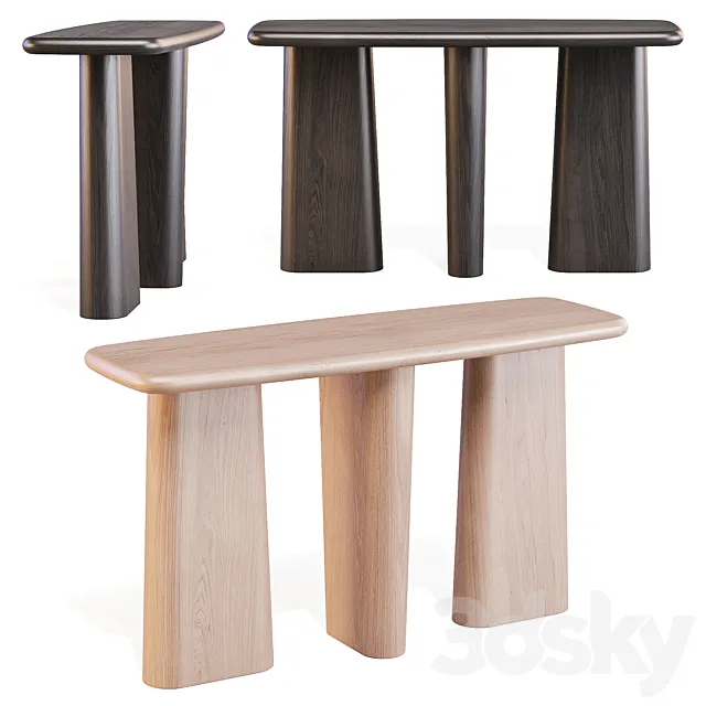 Lulu and Georgia: Nera – Console Table 3D Model